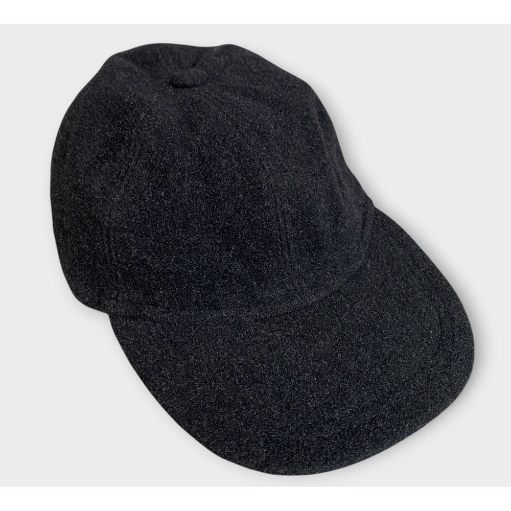 Banana Republic Baseball Hat Heather Gray Wool Cashmere Made Italy